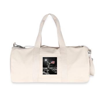 Astronaute sur la lune - Sac de sport en toile recyclée Stanley/Stella - blanc naturel - Devant