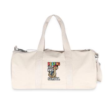 Rugir dans le dinosaure maternel : retour à l’école - Sac de sport en toile recyclée Stanley/Stella - blanc naturel - Devant