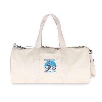 Unstoppable Electric Soul – Conception de vélos électriques - Sac de sport en toile recyclée Stanley/Stella - blanc naturel - Devant