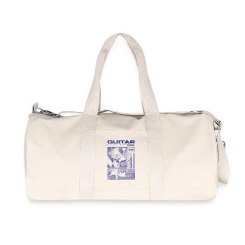 Guitar Player Rock Guitarist Streetwear Musician - Recycled Canvas Sports Bag by Stanley/Stella - natural - Front