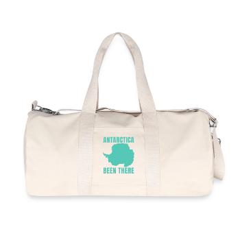 Antarctique – J’y suis déjà allé – vacances en famille - Sac de sport en toile recyclée Stanley/Stella - blanc naturel - Devant