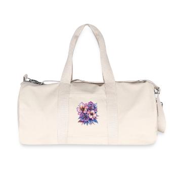 Colour explosion Blossoms - Recycled Canvas Sports Bag by Stanley/Stella - natural - Front