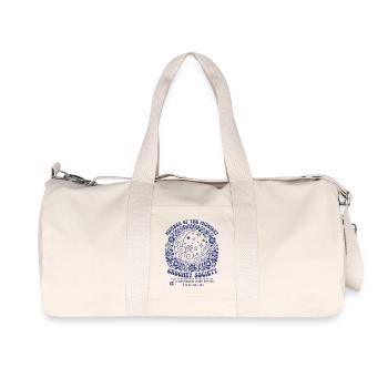 Membre de la Midnight Crochet Society Drôle - Sac de sport en toile recyclée Stanley/Stella - blanc naturel - Devant