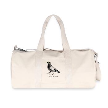C’est Coo - Cool Pigeon - Sac de sport en toile recyclée Stanley/Stella - blanc naturel - Devant