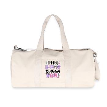 I'm The K-Pop Birthday Girl - Recycled Canvas Sports Bag by Stanley/Stella - natural - Front