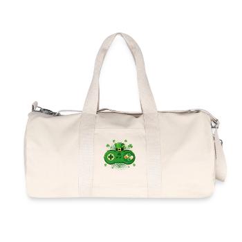 Irish Video Game Controller St Pats - Recycled Canvas Sports Bag by Stanley/Stella - natural - Front