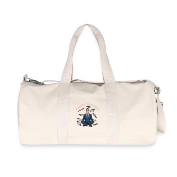 Family Manager Zen: Finances & Balance - Recycled Canvas Sports Bag by Stanley/Stella - natural - Front