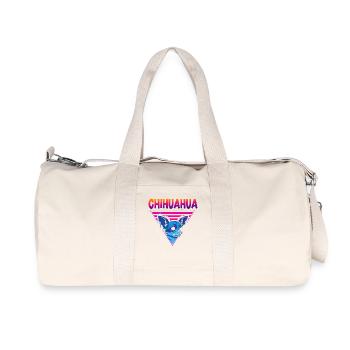 Chihuahua Chihuahueño 80s 90s - Recycled Canvas Sports Bag by Stanley/Stella - natural - Front