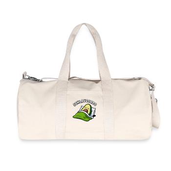 Schlavocado Kawaii Avocat Sleeping Pun - Sac de sport en toile recyclée Stanley/Stella - blanc naturel - Devant