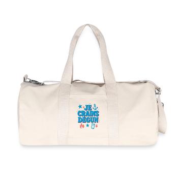 Marseille I'm afraid of degun - Recycled Canvas Sports Bag by Stanley/Stella - natural - Front