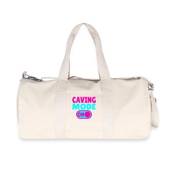 Caving Mode ON – Cave Adventure in the Dark - Recycled Canvas Sports Bag by Stanley/Stella - natural - Front