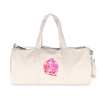 Mountain Bike Love to Wear - Recycled Canvas Sports Bag by Stanley/Stella - natural - Front