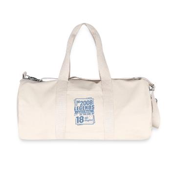 Legendary since 2008 18 Birthday Vintage Design - Recycled Canvas Sports Bag by Stanley/Stella - natural - Front