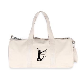 Gymnastique, cercleaux, gymnastique rythmique - Sac de sport en toile recyclée Stanley/Stella - blanc naturel - Devant