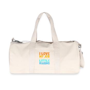 Krankenschwester Schule - Recycelte Canvas-Sporttasche von Stanley/Stella - Naturweiß - Vorne