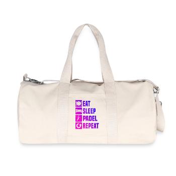 Le padel adore s’habiller chic - Sac de sport en toile recyclée Stanley/Stella - blanc naturel - Devant