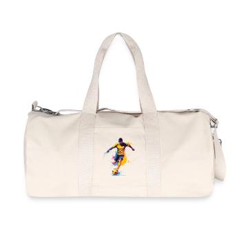Color Explosion Soccer Hero - Recycled Canvas Sports Bag by Stanley/Stella - natural - Front