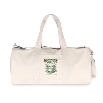 Morning Matcha Club Cultivate Calm Sip Serenity - Recycled Canvas Sports Bag by Stanley/Stella - natural - Front