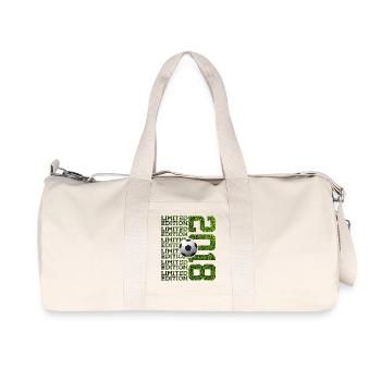 8E ANNIVERSAIRE DU FOOTBALL EN ÉDITION LIMITÉE 2018 - Sac de sport en toile recyclée Stanley/Stella - blanc naturel - Devant
