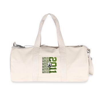 LIMITED EDITION 2011 FUßBALL 15. GEBURTSTAG - Recycelte Canvas-Sporttasche von Stanley/Stella - Naturweiß - Vorne