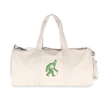 Sasquatch with Shamrock - Recycled Canvas Sports Bag by Stanley/Stella - natural - Front