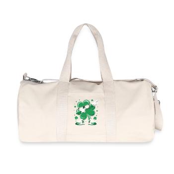 Kleeblatt-Rocker mit Stil - Recycelte Canvas-Sporttasche von Stanley/Stella - Naturweiß - Vorne