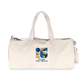 World Creator Abstract Palette - Recycled Canvas Sports Bag by Stanley/Stella - natural - Front