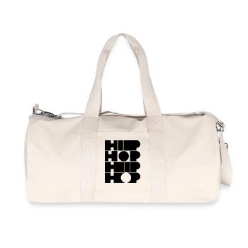 Hip Hop bold typographic logo design - Recycled Canvas Sports Bag by Stanley/Stella - natural - Front