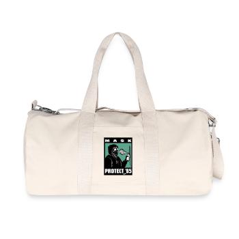 Maskierter Rebellen Sprayer 85 - Recycelte Canvas-Sporttasche von Stanley/Stella - Naturweiß - Vorne
