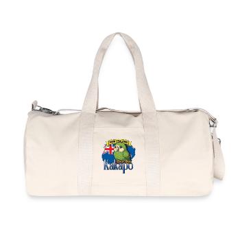 New Zealand Save The Kakapo Bird - Recycled Canvas Sports Bag by Stanley/Stella - natural - Front