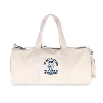 Cartes à collectionner Ne pas déranger l’ouverture du paquet - Sac de sport en toile recyclée Stanley/Stella - blanc naturel - Devant