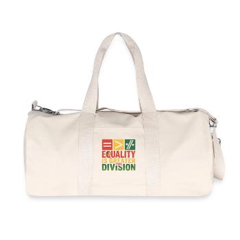 L’égalité est plus importante qu’un t-shirt de division ou un t-shirt cadeau - Sac de sport en toile recyclée Stanley/Stella - blanc naturel - Devant