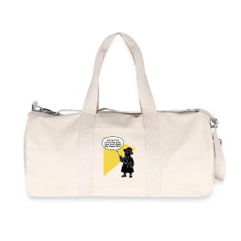 Hello uncle - pick up? Your sister is funny annoying - Recycled Canvas Sports Bag by Stanley/Stella - natural - Front