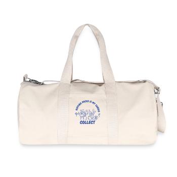 Ripping Packs ist meine Cardio-Sammler-Ultra-Seltene-Jagd - Recycelte Canvas-Sporttasche von Stanley/Stella - Naturweiß - Vorne