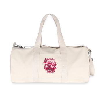 Leinen Los! JGA auf hoher See - Braut - Recycelte Canvas-Sporttasche von Stanley/Stella - Naturweiß - Vorne