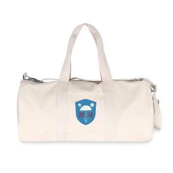 WWII: Chinese OSS Commando Paratrooper Patch - Recycled Canvas Sports Bag by Stanley/Stella - natural - Front