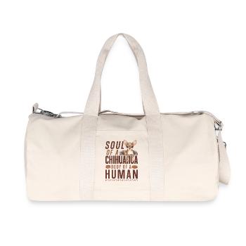Chihuahua Chihuahua Âme d’Un - Sac de sport en toile recyclée Stanley/Stella - blanc naturel - Devant