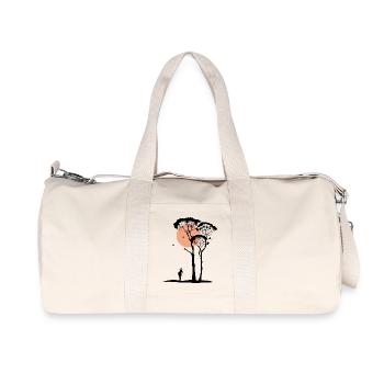 Sunny Savanne - Recycelte Canvas-Sporttasche von Stanley/Stella - Naturweiß - Vorne