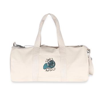 Aqua French Horn Tangle - Recycled Canvas Sports Bag by Stanley/Stella - natural - Front