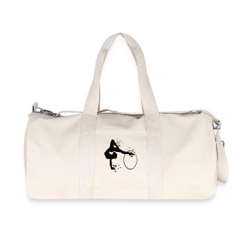 Gymnastics Hoops Rhythmic Gymnastics - Recycled Canvas Sports Bag by Stanley/Stella - natural - Front