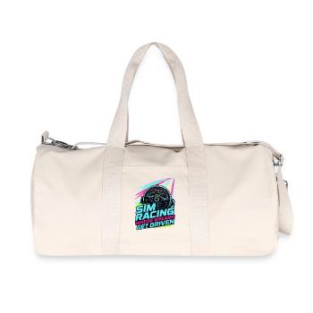 Sim Racing où les rêves sont menés - Sac de sport en toile recyclée Stanley/Stella - blanc naturel - Devant