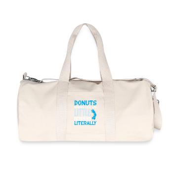 Restauration rapide en donuts - Sac de sport en toile recyclée Stanley/Stella - blanc naturel - Devant