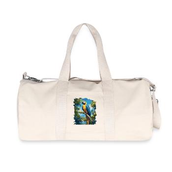 Macaw's Era - Recycled Canvas Sports Bag by Stanley/Stella - natural - Front