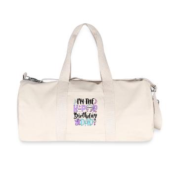 I'm The K Pop Birthday Dad - Recycled Canvas Sports Bag by Stanley/Stella - natural - Front