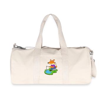 Fox Angler Fishing Rod Fishing Rod - Recycled Canvas Sports Bag by Stanley/Stella - natural - Front