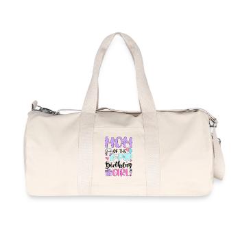 Mom Of The K Pop Birthday Girl - Recycled Canvas Sports Bag by Stanley/Stella - natural - Front