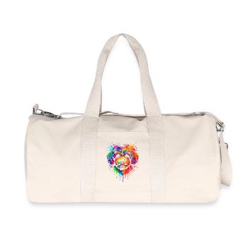 Havanese | Small Dog Pop Art - Recycled Canvas Sports Bag by Stanley/Stella - natural - Front