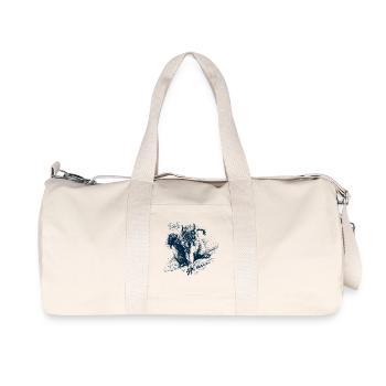 Super-héros écureuil - Sac de sport en toile recyclée Stanley/Stella - blanc naturel - Devant