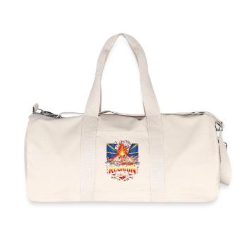 Meeting 974 Erupting volcano - Recycled Canvas Sports Bag by Stanley/Stella - natural - Front