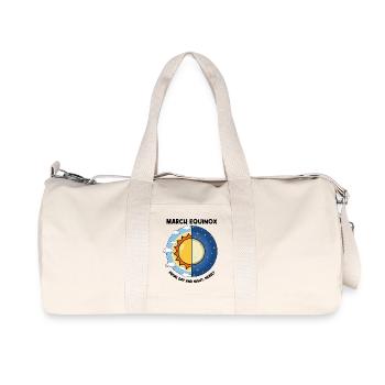 March Equinox Equal Day And Night Spring Equinox - Recycled Canvas Sports Bag by Stanley/Stella - natural - Front